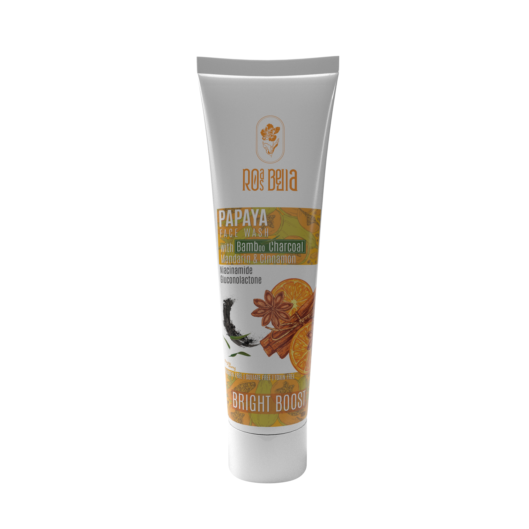 PAPAYA Face Wash With Banmoo Charcoal  (100g) Tube - (PC1282)